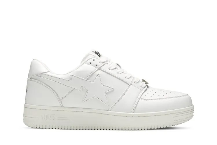 Кроссовки BAPE Bapesta M2 Low 'Triple White', белый