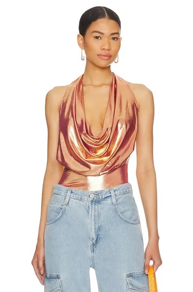 Топ superdown Maylen Cowl Neck, бронзовый