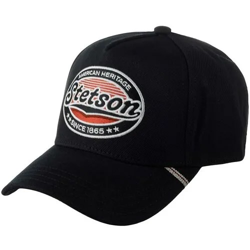 Бейсболка STETSON, размер OneSize, черный