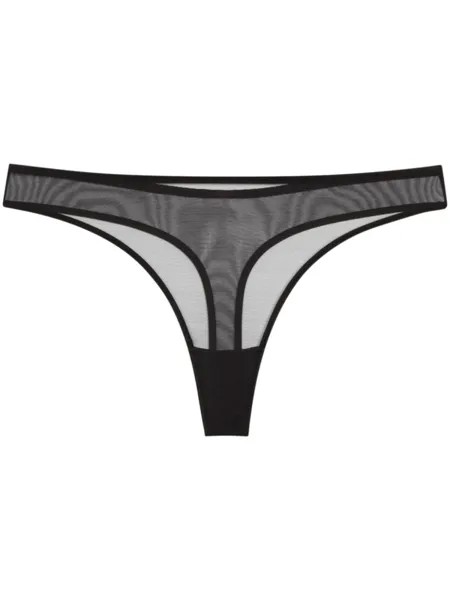 Agent Provocateur трусы-стринги Lucky Brazilian, черный