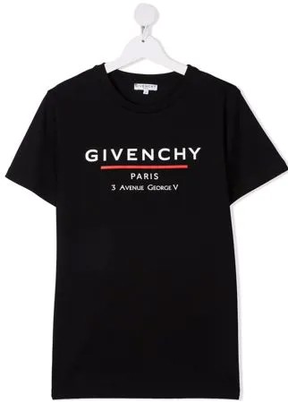 Givenchy Kids футболка с логотипом