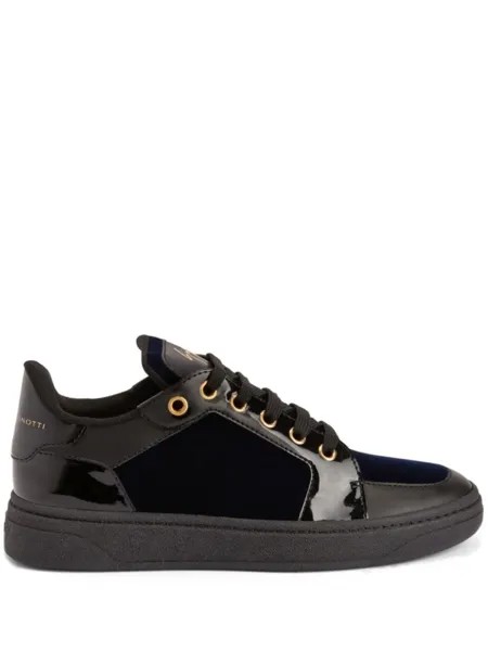 Giuseppe Zanotti лакированные кеды Gz94, черный