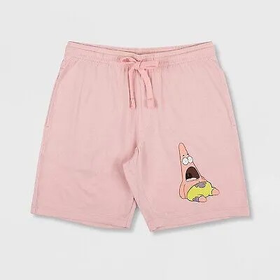 Мужские пижамные шорты 9 2pk SpongeBob and Patrick Pajama - Розовый L