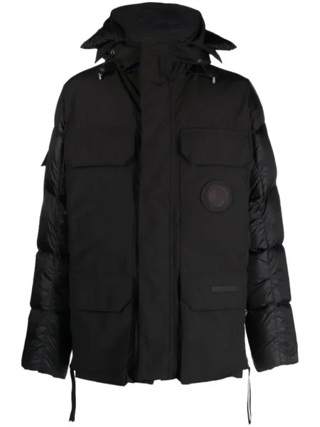Canada Goose парка Paradigm Expedition с дутыми рукавами, черный