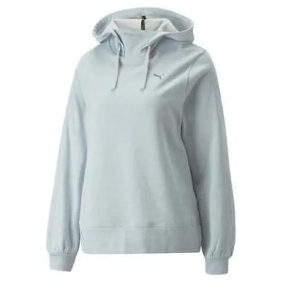 Puma Studio Fleece Training Pullover Hoodie Женская серая повседневная верхняя одежда 5222418