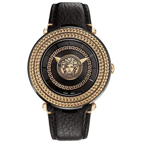 Наручные часы Versace женские Наручные часы Versace V-Metal VQL030015 кварцевые, коричневый