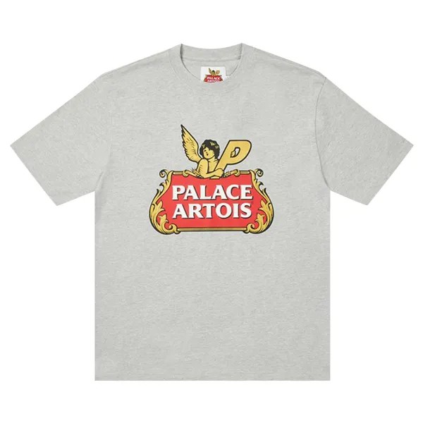 Футболка Palace x Stella Artois Cartouche Grey Marl