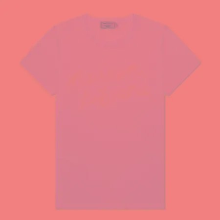 Женская футболка Maison Kitsune Handwriting Classic, цвет розовый, размер L