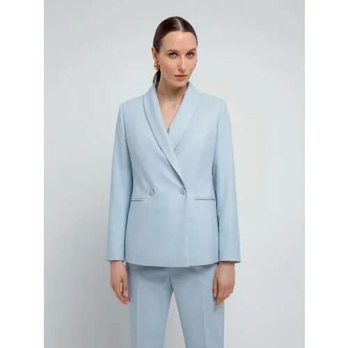 Пиджак Pompa, размер 50, голубой