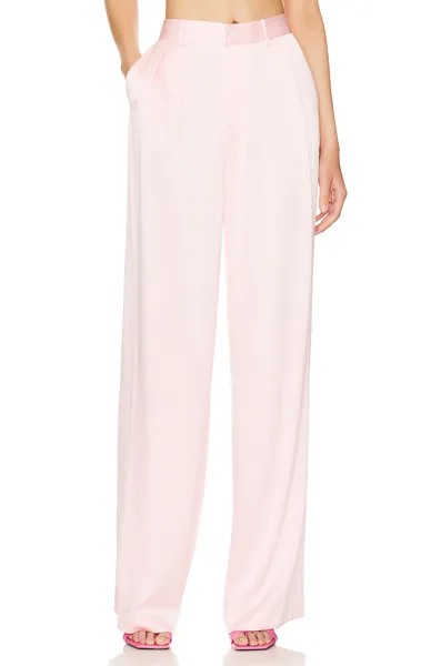 Брюки Alice + Olivia Pompey High Waist, цвет Petal