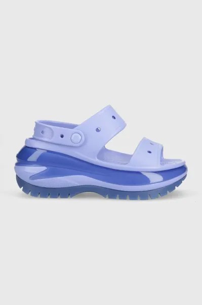 Классические шлепанцы Mega Crush Sandal Crocs, фиолетовый
