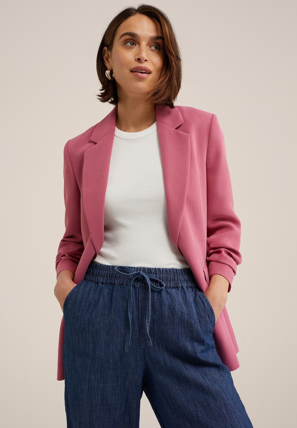 Блейзер Blazer WE Fashion, розовый