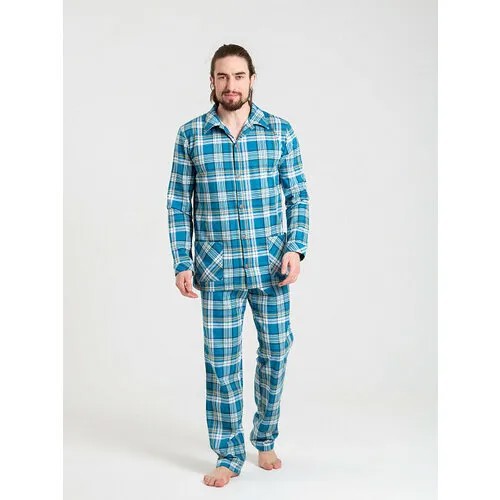 Пижама  Lilians, размер 104-86-110, бирюзовый, голубой
