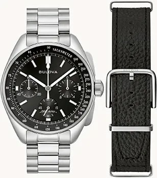 Японские наручные  мужские часы Bulova 96K111. Коллекция Lunar Pilot Chronograph