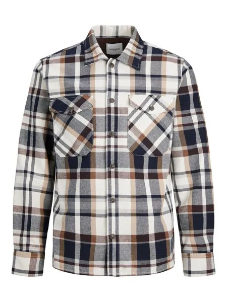 Рубашка на пуговицах стандартного кроя JACK & JONES EDDIE, разноцветный