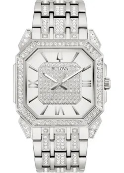 Японские наручные  мужские часы Bulova 96A285. Коллекция Crystal Octava