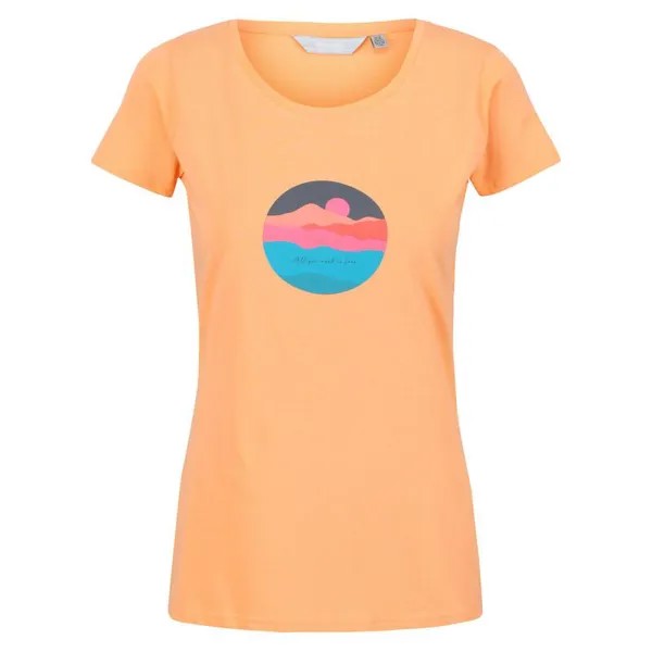 Женская футболка Breezed II Sunset Папайя REGATTA, цвет naranja