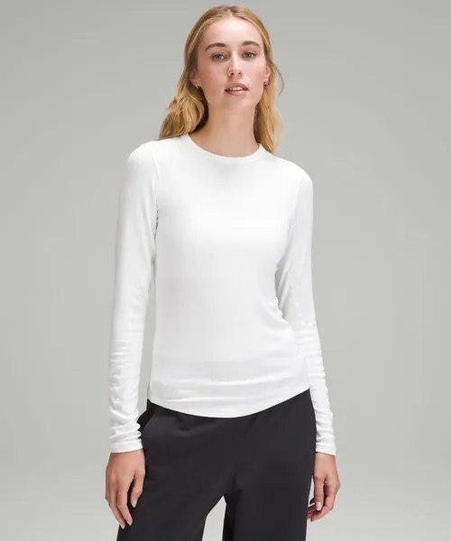 Рубашка с длинными рукавами Hold Tight Lululemon, белый