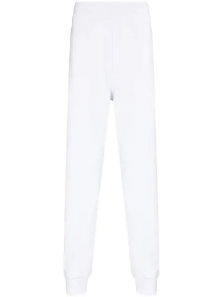 Alexander McQueen спортивные брюки с логотипом, белый