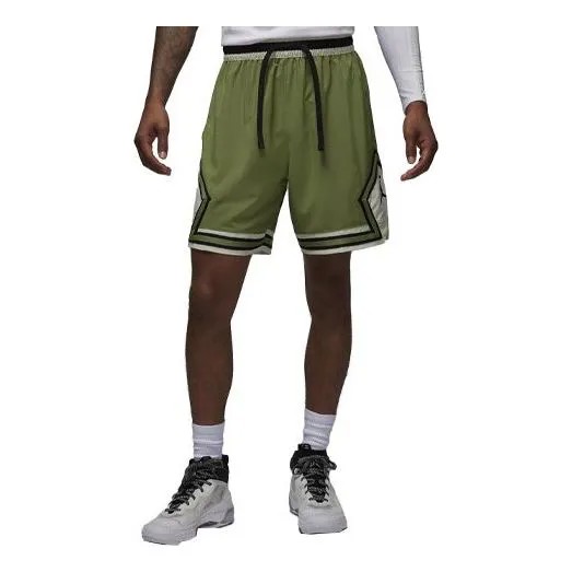 Шорты dri fit sport плетеные ромбовидные шорты Air Jordan, зеленый