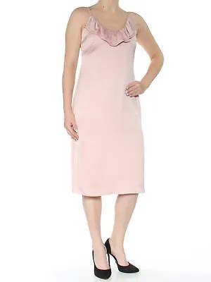 Женское розовое коктейльное платье-футляр длиной ниже колена BCBGENERATION 4