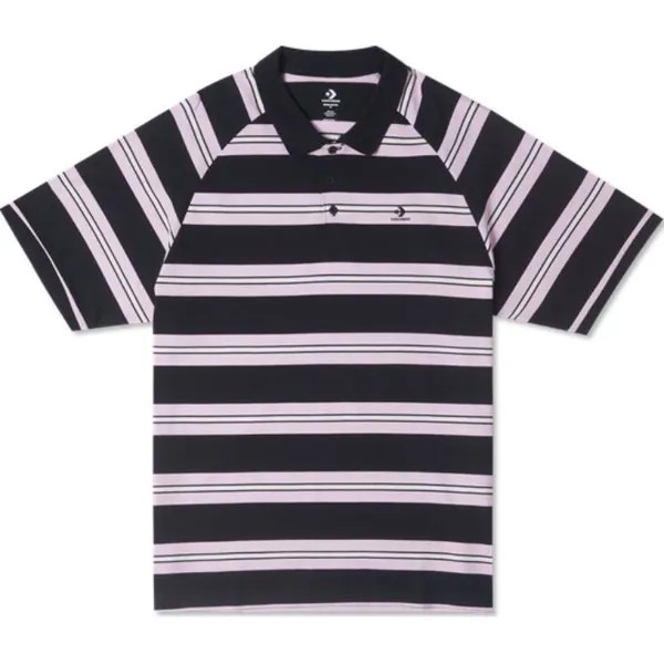 Рубашка-поло унисекс Converse, цвет Black