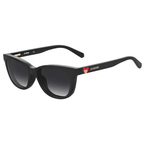 Солнцезащитные очки LOVE MOSCHINO Moschino Love MOL052/CS 807 9O MOL052/CS 807 9O, черный