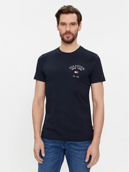 Футболка стандартного кроя Tommy Hilfiger, синий