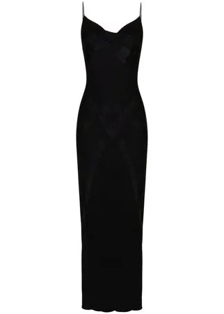 John Galliano Pre-Owned платье-комбинация с V-образным вырезом