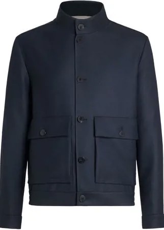 Ermenegildo Zegna бомбер Couture из ткани Centoventimila