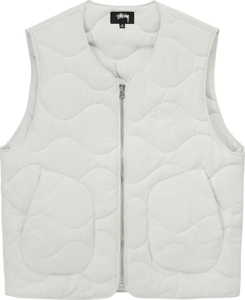 Жилет Stussy Recycled Nylon Liner Vest 'Bone', белый