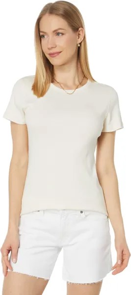 Футболка Lilla P 1x1 Rib Short Sleeve Crew Neck T-Shirt, цвет Rope