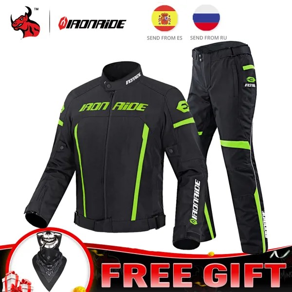 Мотоциклетная куртка, куртка для мотокросса, куртка для езды на гоночных мотоциклах, бронированная Защитная Экипировка, брюки для мотокросса, отправка из Испании/России