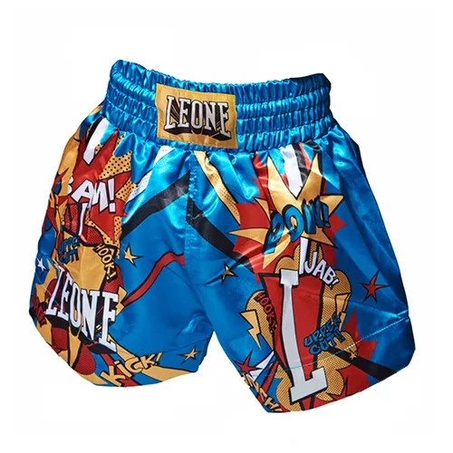 Детские шорты для тайского бокса Leone 1947 Hero ABJ02 Blue (M)