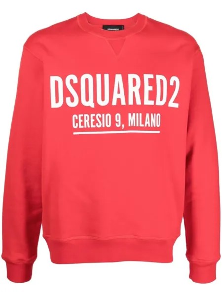 Dsquared2 толстовка с логотипом, красный