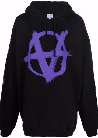 VETEMENTS худи Anarchy с кулиской