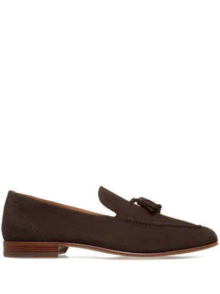 Bally лоферы Suisse с кисточками, коричневый