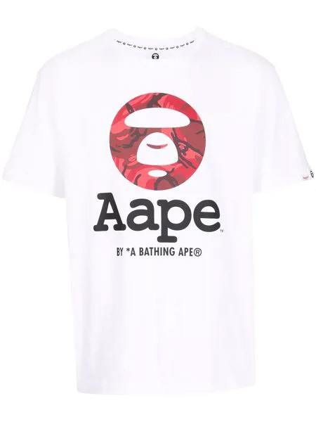 AAPE BY *A BATHING APE® футболка с логотипом