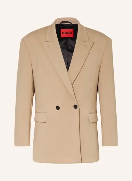 Куртка ulan241f1j modern fit Hugo, бежевый