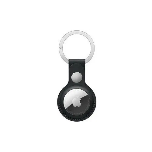 Брелок Apple, натуральная кожа, красный