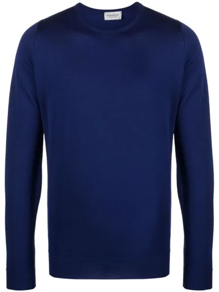 John Smedley джемпер из шерсти мериноса, синий