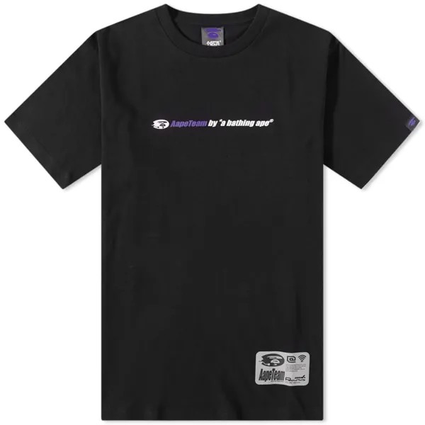 Футболка AAPE Metaversa By A Bathing Ape, черный