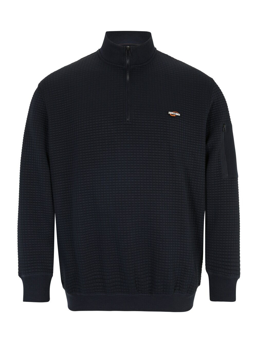 Толстовка Jack & Jones Plus BLACK, темно-синий