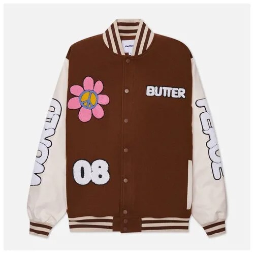 Куртка Butter Goods World Peace Varsity Jacket, коричневый, L