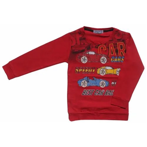 Свитшот Ciggo kids размер 116, красный