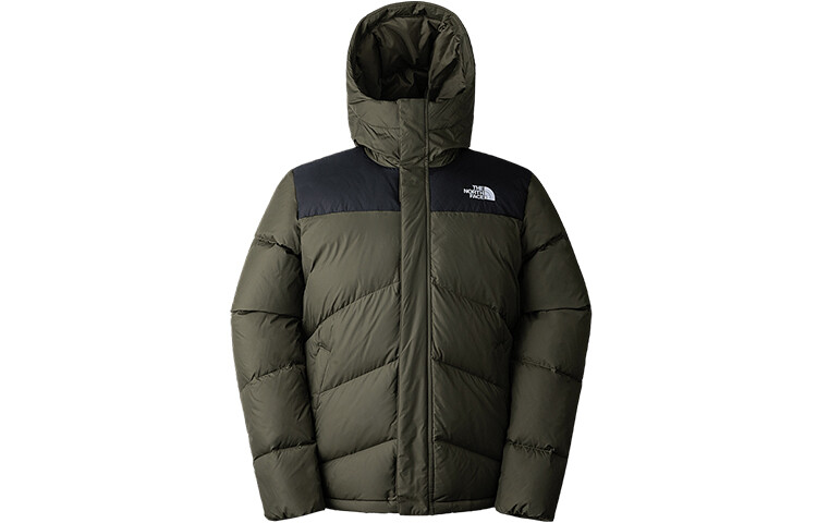 Пуховик мужской зеленый The North Face, зеленый
