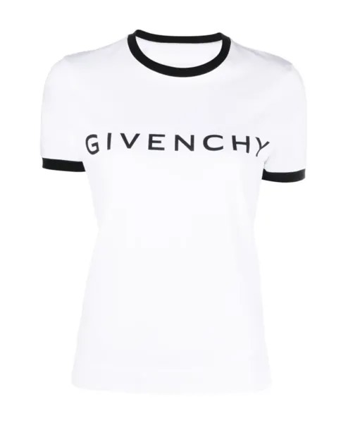 Двухцветная футболка и поло Givenchy, белый