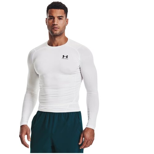 Лонгслив Under Armour HG Comp LS Tee Белый MD 1361524-100