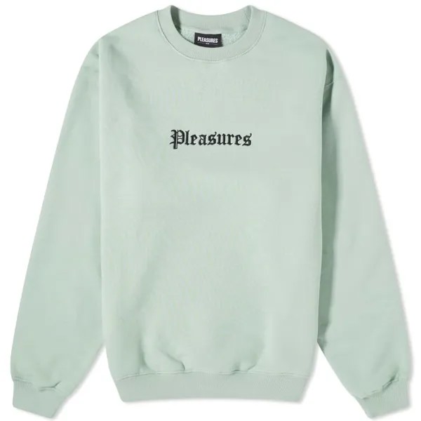 Pleasures Свитшот Crew Sweat, мятный