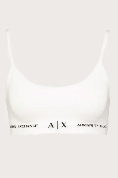 Бралет с логотипом Armani Exchange, черный